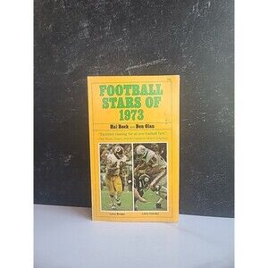 Football Stars of 1973 by Hal Bock and Ben Olan - Vintage 1973 Paperback